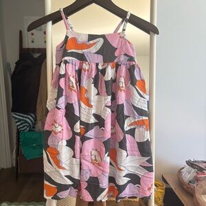 Ava Sky kids size 10 Pink, Orange & White Floral Sundress